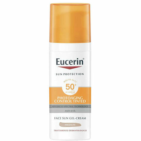 Eucerin sun photoaging control tinted gel creme spf50+ medium 50ml
