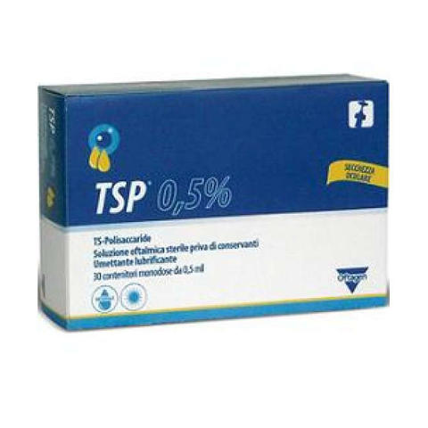 TSP 0,5% SOLUZIONE OFTALMICA UMETTANTE LUBRIFICANTE 30 FLACONCINI MONODOSE 0,5 ML