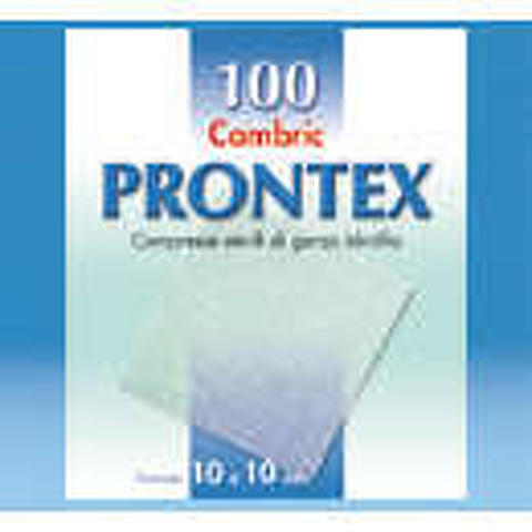 GARZA PRONTEX CAMBRIC 10X10CM 100 PEZZI