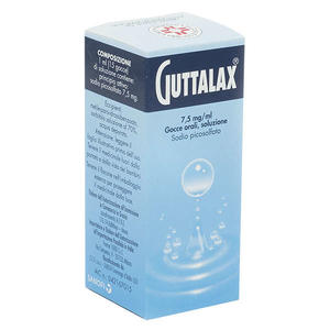  - Guttalax 7,5mg/ml gocce, soluzione orale - Flacone da 15ml