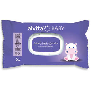  - Alvita Baby - Salviette pure water 60 pezzi