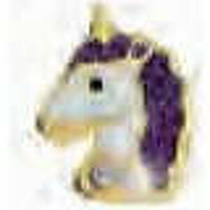  - Orecchino sterile bjt702 gp violet unicorn
