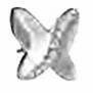  - Orecchini papillon crystals 8 mm