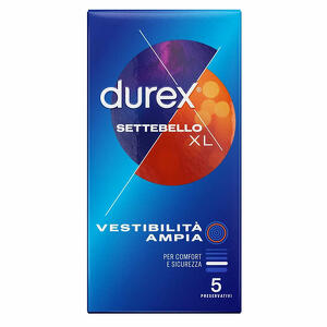 Durex - Durex Settebello - Profilattico Xl 5 Pezzi