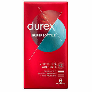 Durex - Durex Profilattico Supersottile Close Fit 6 Pezzi