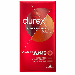 Durex - Durex Profilattico Supersottile Xl 6 Pezzi