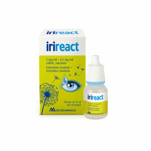 montefarmaco - IRIREACT 3 mg/ml + 0,5 mg/ml collirio soluzione 1 flacone contagocce in ldpe da 10 ml