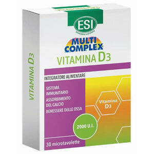 Vitamina d3 - Esi multicomplex vitamina d3 30 tavolette