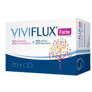  - VIVIFLUX FORTE 20 COMPRESSE GASTRORESISTENTI + 20 CAPSULE LIQUID FILLER