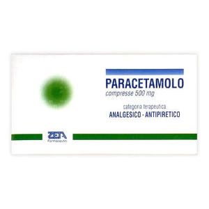 Zeta Farmaceutici - PARACETAMOLO ZETA*20CPR 500MG