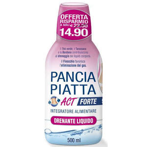F&f - PANCIA PIATTA ACT FORTE DRENANTE LIQUIDO 500 ML