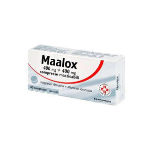 Sanofi Maalox - MAALOX*40CPR MAST 400MG+400MG