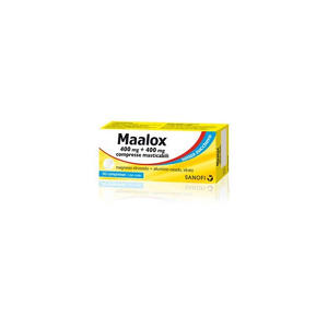 Maalox - MAALOX*S/Z 30CPR LIMO400+400MG