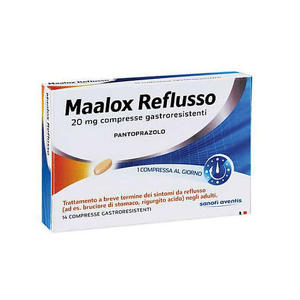 Sanofi Maalox - MAALOX REFLUSSO*14CPR 20MG