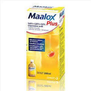  - MAALOX PLUS*OS SOSP 4+3,5+0,5%
