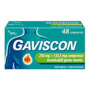  - GAVISCON*48CPR MENT250+133,5MG