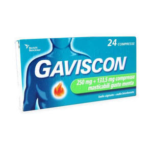 Reckitt Gaviscon - GAVISCON*24CPR MENT250+133,5MG