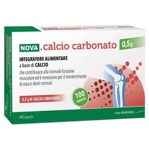  - NOVA CALCIO CARBONATO 0,5 G 100 CAPSULE