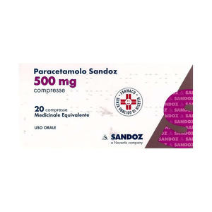Sandoz - PARACETAMOLO SAND*20CPR 500MG