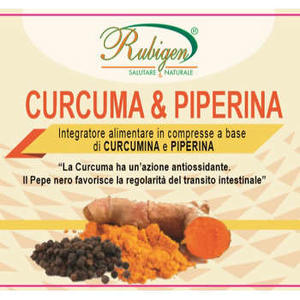  - CURCUMA & PIPERINA RUBIGEN 120 COMPRESSE DA 500 MG