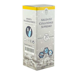  - ARGENTO COLLOIDALE SUPREMO 20PPM 100 ML SPRAY + CONTAGOCCE