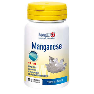  - LONGLIFE MANGANESE 10 MG 100 COMPRESSE