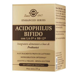 Solgar - ACIDOPHILUS BIFIDO 60 CAPSULE VEGETALI